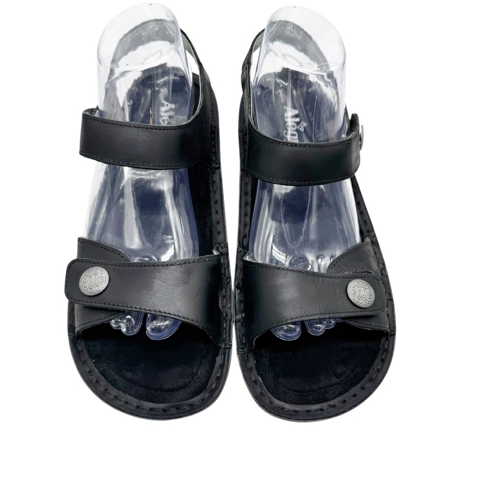 NEW Alegria Vienna Oiled Black Sandals Women’s EU 40 US 9.5-10 Comfort - Picture 6 of 15